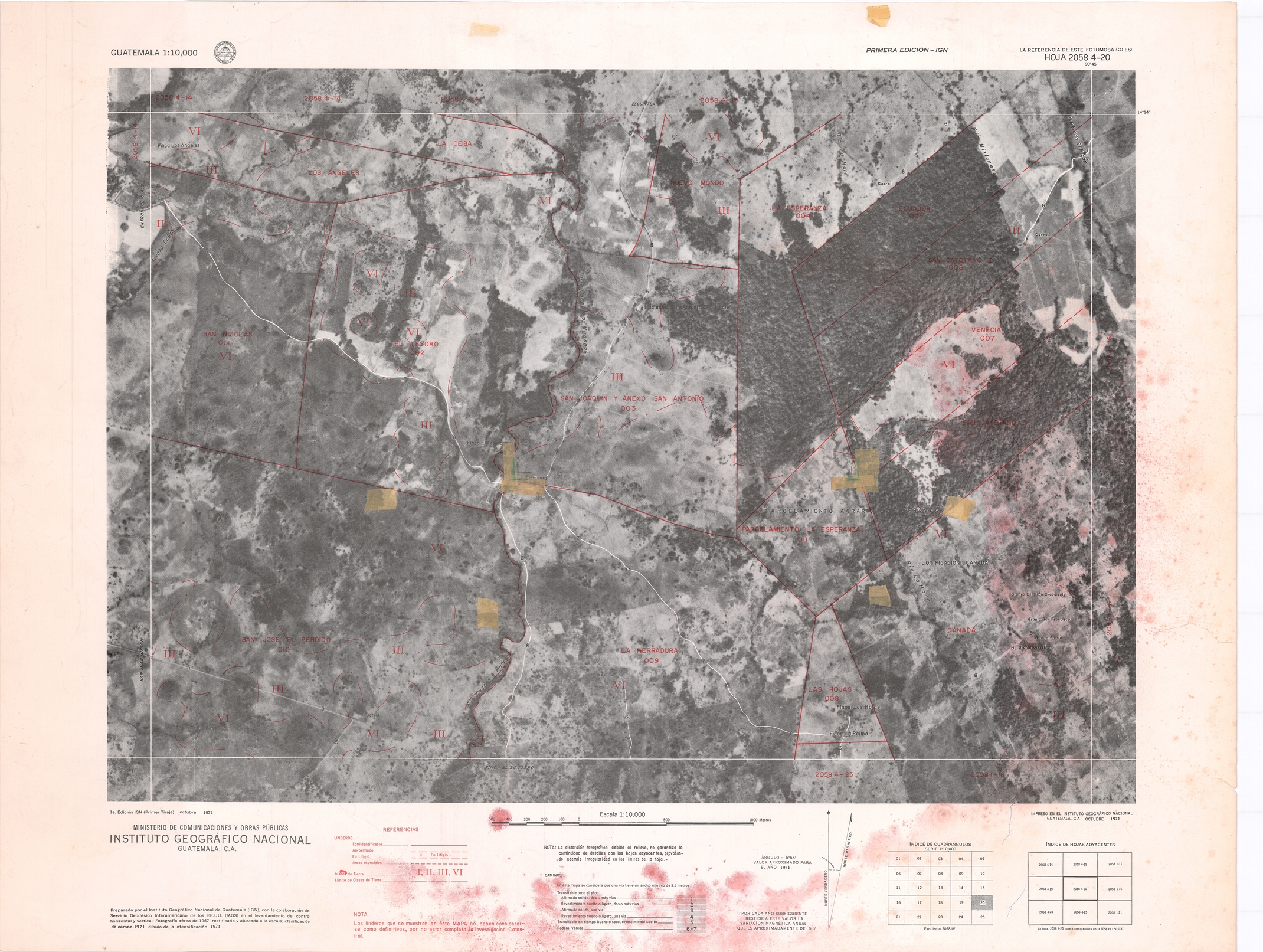 Memoria de Labores del Instituto Geografico Militar.